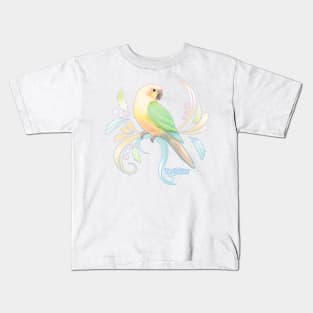 Moon Cheek Conure Kids T-Shirt